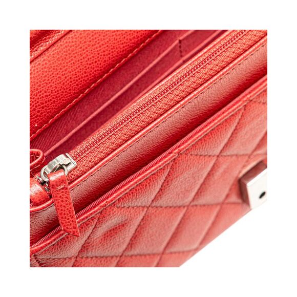 Pre Loved Chanel Wallet on Chain Red Caviar Leather Women Crossbody Bags - Picture 8 of 8
